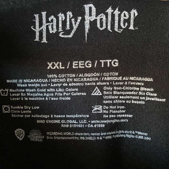 Harry Potter Dementor Graphic Shirt Size XXL NWOT - Picture 3 of 4